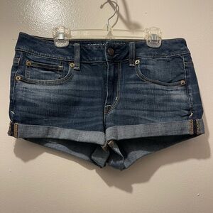 American Eagle Outfitters Dark Blue Jean Shorts